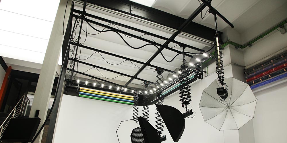 The Catwalk Studio ceiling